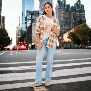 Last one! NEW! AE 100% cotton plaid flannel  Sz XLARGE